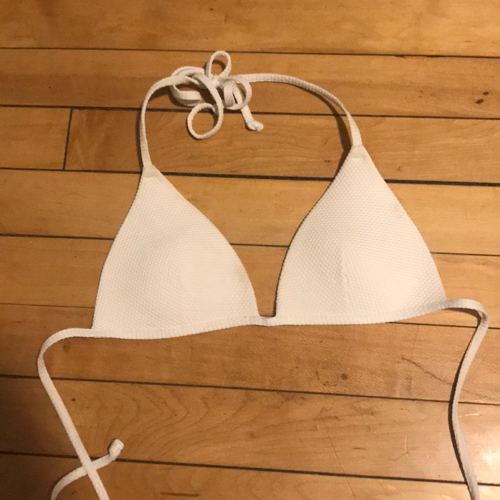 White bikini top